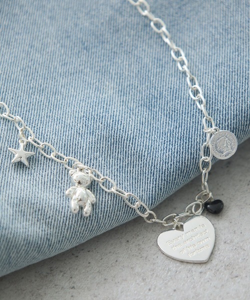 earth music&ecology（アースミュージックアンドエコロジー）の「アソートモチーフチェーンネックレス（ネックレス・レディース・シルバー/ゴールド・FREE）」の2枚目の写真