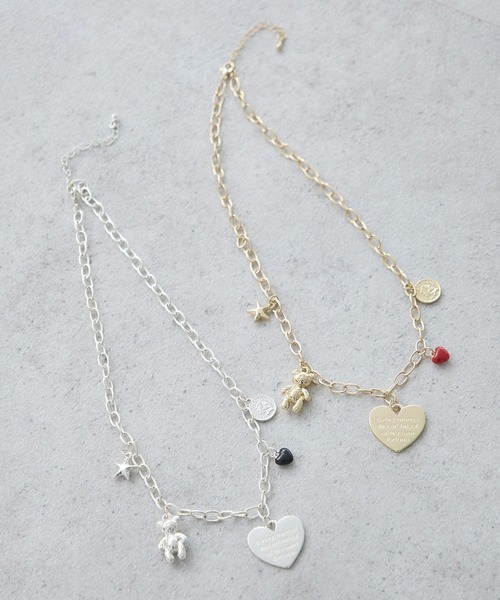 earth music&ecology（アースミュージックアンドエコロジー）の「アソートモチーフチェーンネックレス（ネックレス・レディース・シルバー/ゴールド・FREE）」の3枚目の写真