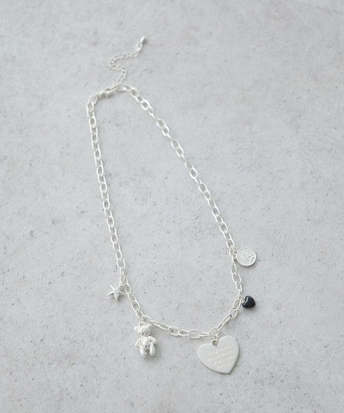 earth music&ecology（アースミュージックアンドエコロジー）の「アソートモチーフチェーンネックレス（ネックレス・レディース・シルバー/ゴールド・FREE）」の4枚目の写真