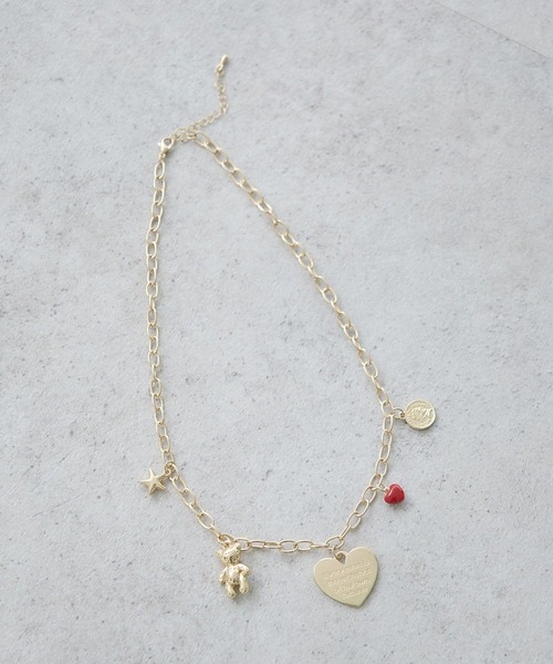 earth music&ecology（アースミュージックアンドエコロジー）の「アソートモチーフチェーンネックレス（ネックレス・レディース・シルバー/ゴールド・FREE）」の5枚目の写真