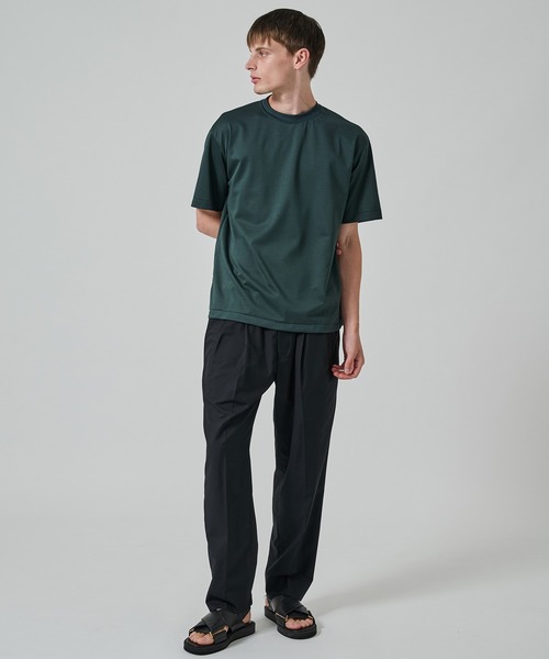 STUDIOUS（ステュディオス）の「ワイドテーパードパンツ（スラックス・メンズ・ブラック/ダークグレー/ネイビー・2/1/3）」の4枚目の写真