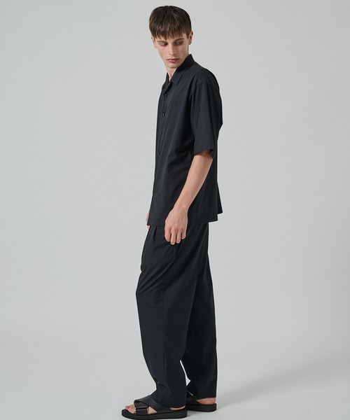 STUDIOUS（ステュディオス）の「ワイドテーパードパンツ（スラックス・メンズ・ブラック/ダークグレー/ネイビー・2/1/3）」の7枚目の写真