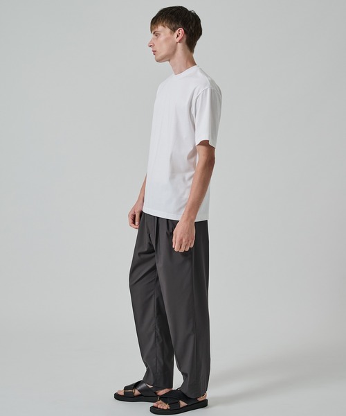 STUDIOUS（ステュディオス）の「ワイドテーパードパンツ（スラックス・メンズ・ブラック/ダークグレー/ネイビー・2/1/3）」の9枚目の写真