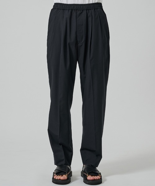 STUDIOUS（ステュディオス）の「ワイドテーパードパンツ（スラックス・メンズ・ブラック/ダークグレー/ネイビー・2/1/3）」の17枚目の写真