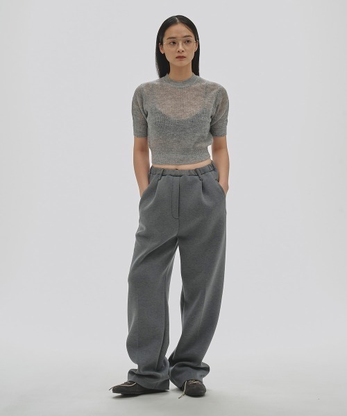 TODAYFUL(トゥデイフル)の「Sheer Mohair Knit(ニット/セーター・レディース・グレー/ブラック/クリーム・FREE)」の7枚目の写真