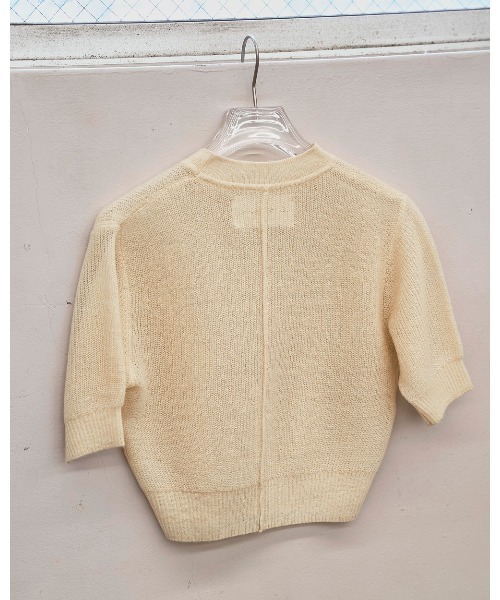 TODAYFUL(トゥデイフル)の「Sheer Mohair Knit(ニット/セーター・レディース・グレー/ブラック/クリーム・FREE)」の8枚目の写真