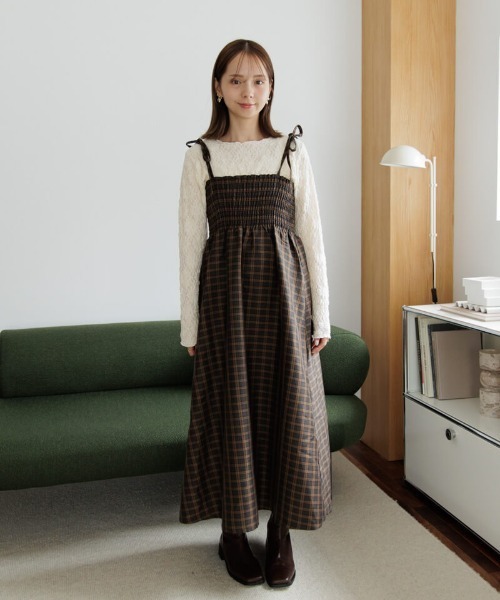 flower（フラワー）の「シャビーレーストップ（Tシャツ/カットソー・レディース・アイボリー/ブラック・FREE）」の11枚目の写真