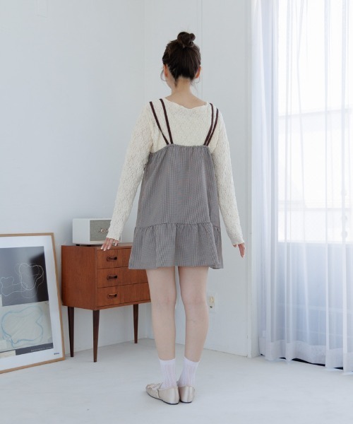 flower（フラワー）の「シャビーレーストップ（Tシャツ/カットソー・レディース・アイボリー/ブラック・FREE）」の19枚目の写真