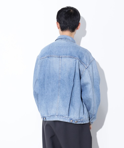 nano universe / トラッカージャケット AUTHENコラボ SILKNIZED DENIM トラッカージャケット