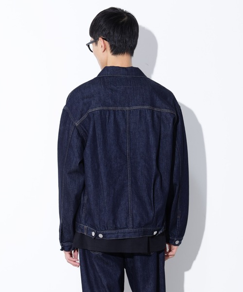 nano universe / トラッカージャケット AUTHENコラボ SILKNIZED DENIM トラッカージャケット