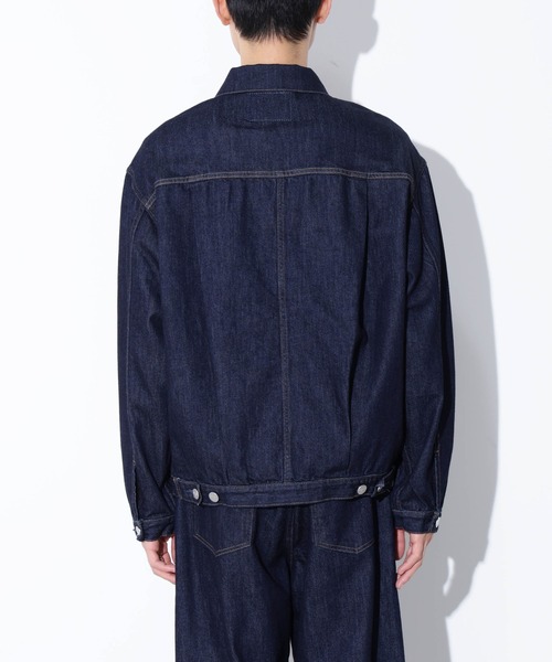 AUTHENコラボ SILKNIZED DENIM トラッカージャケット(セットアップ可