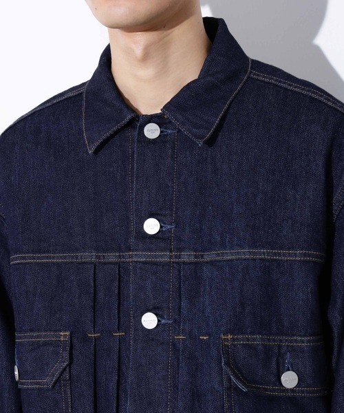 nano universe / トラッカージャケット AUTHENコラボ SILKNIZED DENIM トラッカージャケット