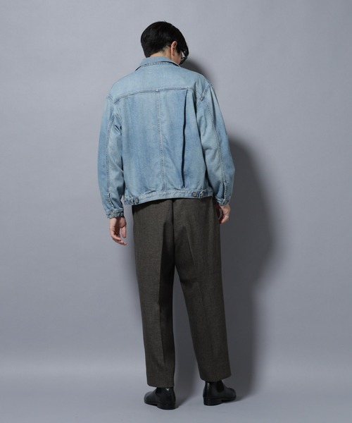 AUTHENコラボ SILKNIZED DENIM トラッカージャケット