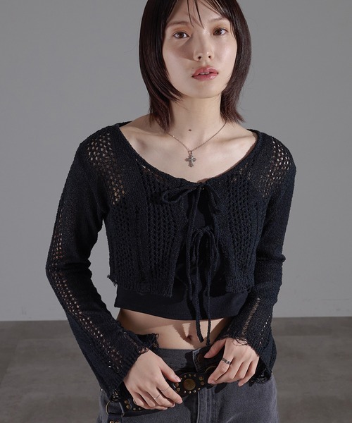 セール】透かし編みボレロ【ZOZOTOWN限定アイテム】（Tシャツ