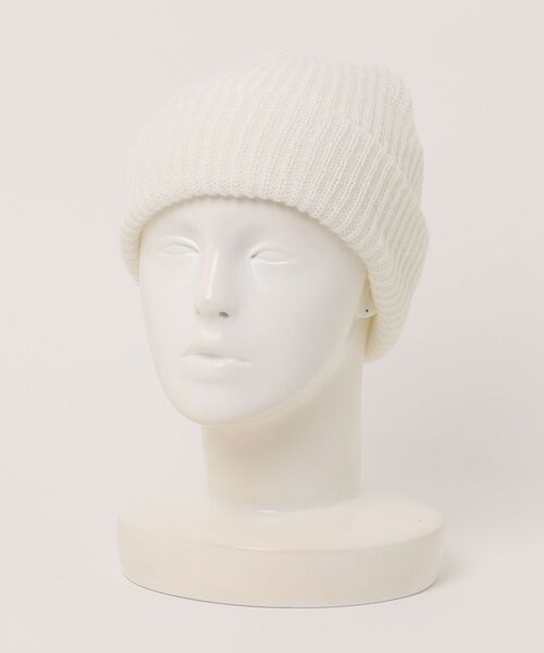 未使用タグ付き‼️HLT Boucle Knit Cap ecru モチーフ付きニット帽｜ピンクハウスオフィシャルオンライン