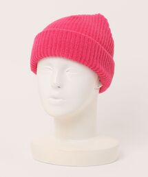 新品タグ付き♡グッチ ピンク ニット帽 GG カシミヤ混 レザー S 20cm