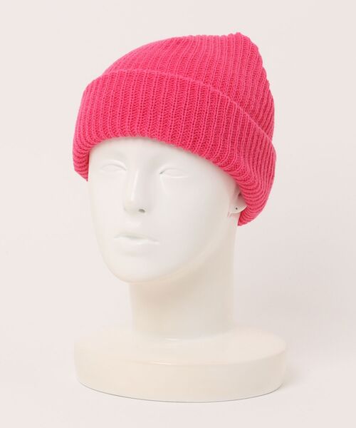 FRUIT OF THE LOOM（フルーツオブザルーム）の「【FRUIT OF THE LOOM】EX SIMPLE KNIT WATCH /ニットワッチ（ニットキャップ/ビーニー・メンズ・ピンク/レッド/ホワイト/エンジ/オレンジ/イエロー/グレー/ブルー/オフホワイト/ブラック/杢グレー/ネイビー・FREE）」の9枚目の写真