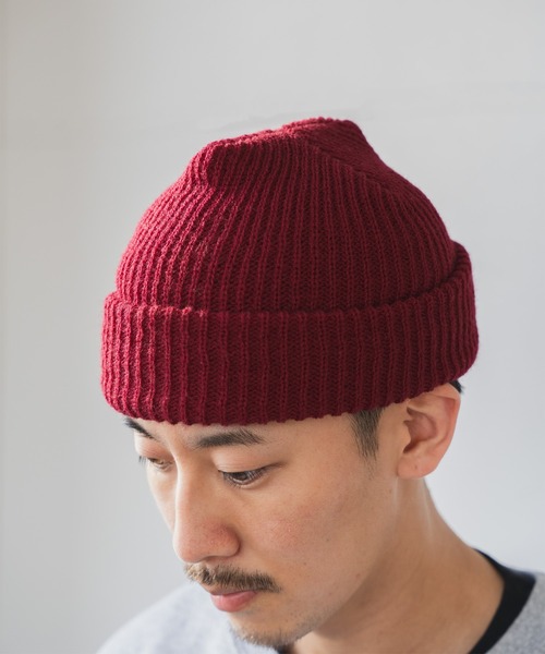 未使用タグ付き‼️HLT Boucle Knit Cap ecru モチーフ付きニット帽｜ピンクハウスオフィシャルオンライン