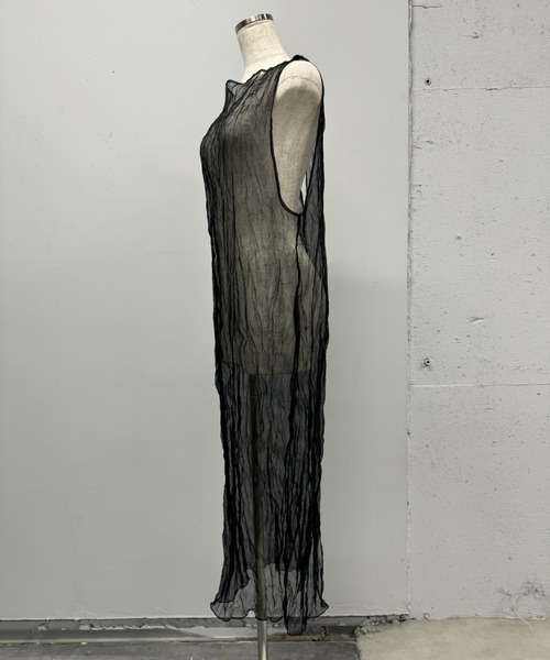 PROVOKE (プロヴォーク)の「LAYERED N/S DRESS(ワンピース・レディース・ホワイト/ブラック・FREE)」の19枚目の写真