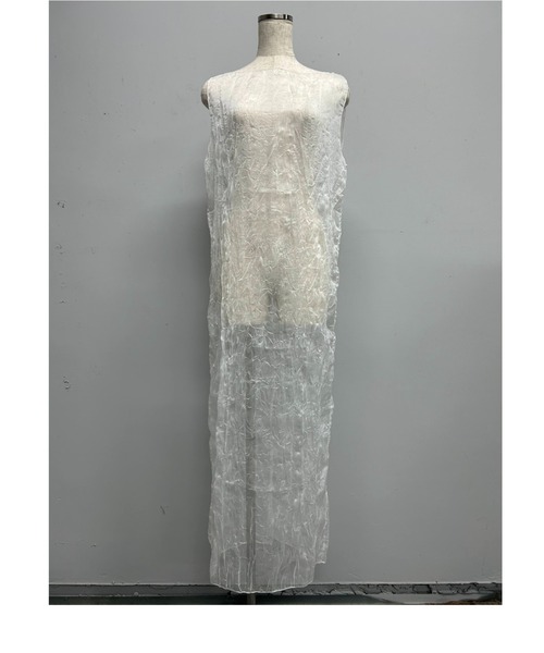 PROVOKE (プロヴォーク)の「LAYERED N/S DRESS(ワンピース・レディース・ホワイト/ブラック・FREE)」の10枚目の写真