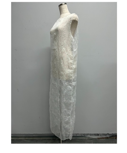 PROVOKE (プロヴォーク)の「LAYERED N/S DRESS(ワンピース・レディース・ホワイト/ブラック・FREE)」の11枚目の写真
