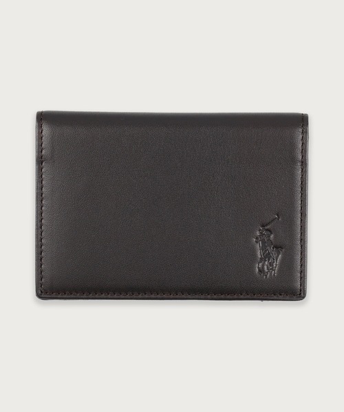 カーフレザー IDパス/カードケース（パスケース）｜POLO RALPH LAUREN