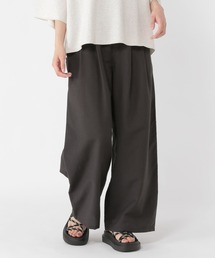 studio CLIP | 【接触冷感】タックワイドパンツ[プチ・プラスサイズあり](その他パンツ)