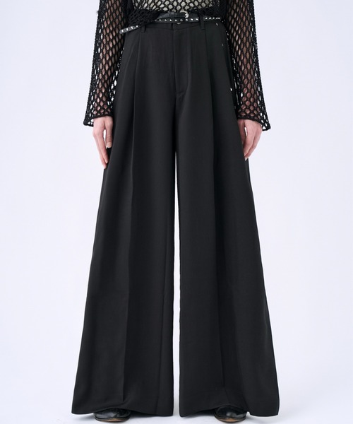 seyto（セイト）の「Baggy flare tack pants / バギーフレ