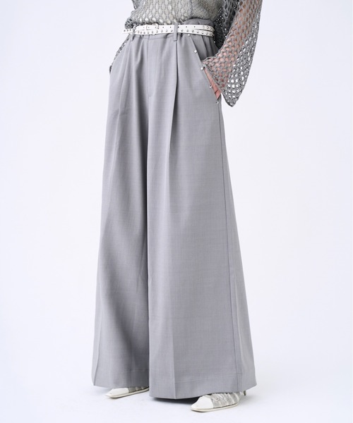 seyto（セイト）の「Studs pocket buggy flare pants スタッズポケットフレアパンツ（スラックス・メンズ・グレー/ブラック/ブラウン・1/2/3）」の8枚目の写真