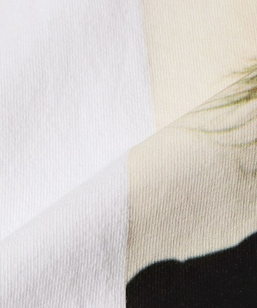 International Gallery BEAMS（インターナショナルギャラリービームス）の「【別注】U/MUSIC × IG / UNDERSONG John Lennon グラフィック Tシャツ ①（Tシャツ/カットソー・メンズ・ホワイト・M/S）」の4枚目の写真