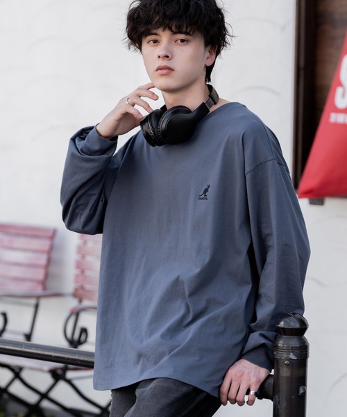 KANGOL カンゴール 別注コラボオーバーサイズワンポイントロゴ