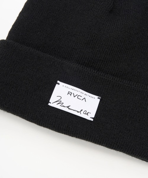RVCA(ルーカ)の「RVCA メンズ VA X ALI BEANIE ビーニー 【2025年秋冬モデル】/ルーカニットキャップ・ビーニー(ニットキャップ/ビーニー・メンズ・ブラック・FREE)」の2枚目の写真