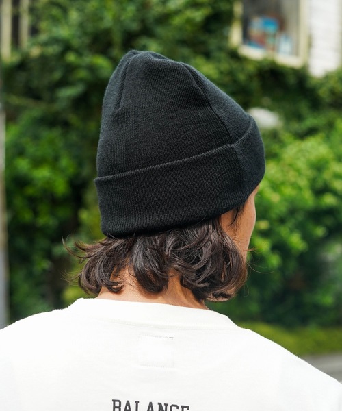 RVCA(ルーカ)の「RVCA メンズ VA X ALI BEANIE ビーニー 【2025年秋冬モデル】/ルーカニットキャップ・ビーニー(ニットキャップ/ビーニー・メンズ・ブラック・FREE)」の5枚目の写真