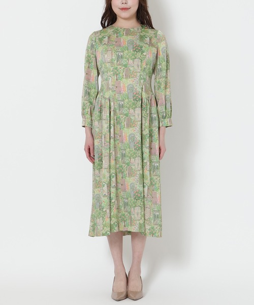 Jolly Poupee(ジョリープッペ)の「【22fabric】シークレットガーデン/ ワンピース(ワンピース・レディース・ベージュ/ネイビー・42/46)」の22枚目の写真