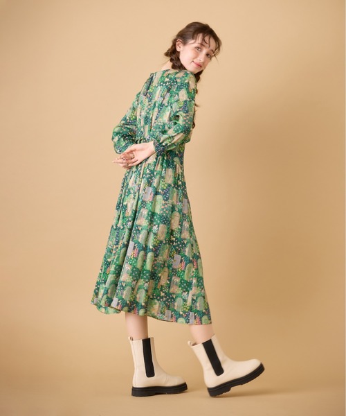 Jolly Poupee(ジョリープッペ)の「【22fabric】シークレットガーデン/ ワンピース(ワンピース・レディース・ベージュ/ネイビー・42/46)」の16枚目の写真