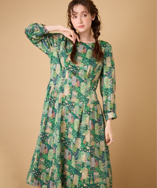 Jolly Poupee(ジョリープッペ)の「【22fabric】シークレットガーデン/ ワンピース(ワンピース・レディース・ベージュ/ネイビー・42/46)」の19枚目の写真