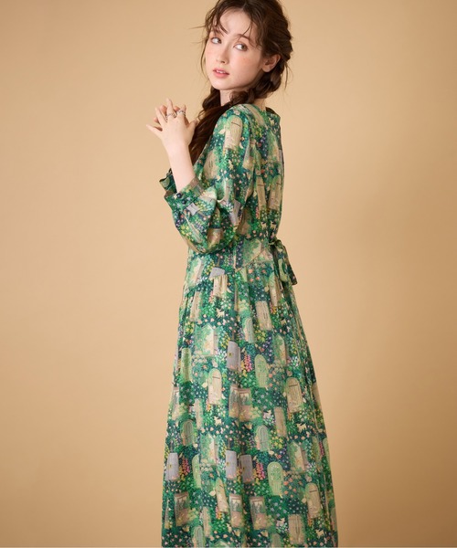 Jolly Poupee(ジョリープッペ)の「【22fabric】シークレットガーデン/ ワンピース(ワンピース・レディース・ベージュ/ネイビー・42/46)」の18枚目の写真