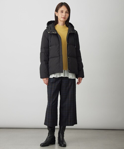 J.PRESS Ladies（J.プレス レディス）の「milledタータンラメチェック クロップド パンツ（その他パンツ・レディース・ネイビー系3/ブラウン系3・S/XS/XXS）」の7枚目の写真