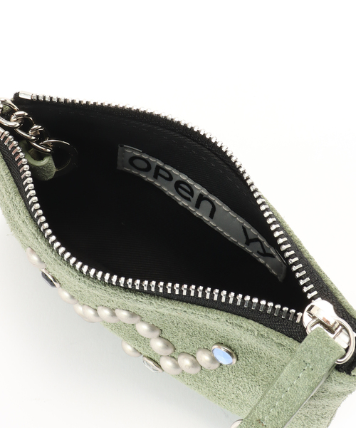 Geek Office / ギークオフィス】OPEN YY Woven YY SUEDE STUD CHAIN