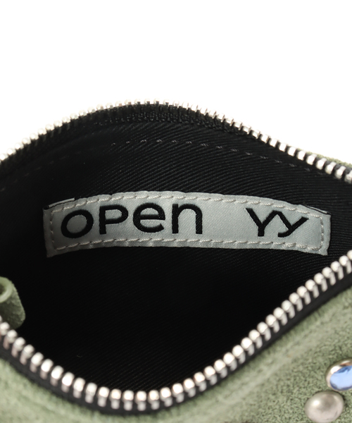 Geek Office / ギークオフィス】OPEN YY Woven YY SUEDE STUD CHAIN