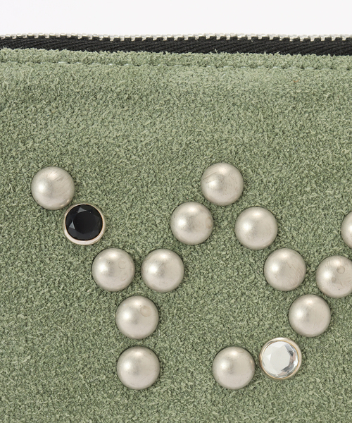 Geek Office / ギークオフィス】OPEN YY Woven YY SUEDE STUD CHAIN