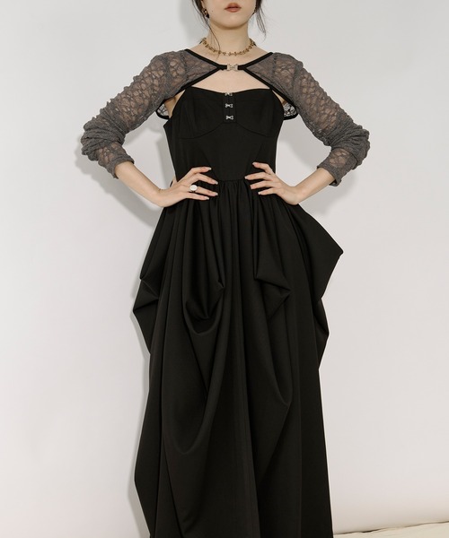 Ezick（エジック）の「random tuck volume dress タックボリューム