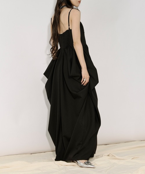 Ezick（エジック）の「random tuck volume dress タックボリューム