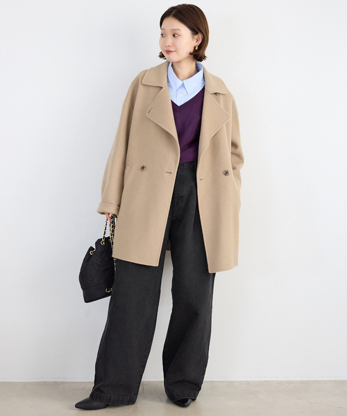 パンツ SLOBE IENA LEDENIM TUCK TROUSER 34 SLOBE IENA ジーンズ デニム デニムパンツ 「4サイズ展開」LEDENIM