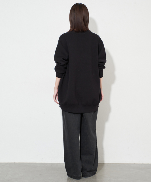 SLOBE IENA(スローブイエナ)の「《4サイズ展開》LEDENIM BLUR TUCK TROUSERデニム(デニムパンツ・レディース・ブラック/ブルー・40/38/36/34)」の22枚目の写真