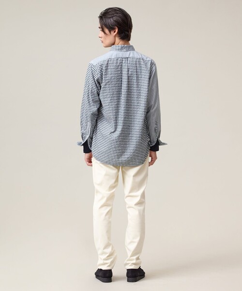 J.PRESS(ジェイプレス)の「ガーメントダイオックスフォード シャツ / B.D .(シャツ/ブラウス・メンズ・イエロー系3/サックスブルー系1・X-LARGE/LARGE/MEDIUM)」の5枚目の写真