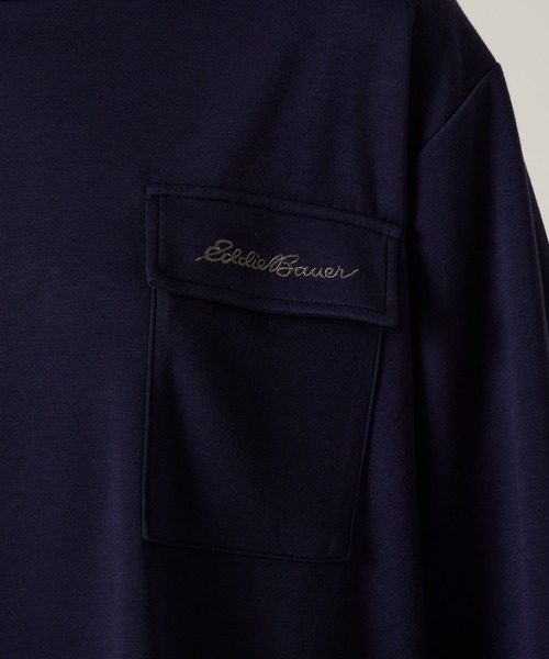 Eddie Bauer(エディーバウアー)の「長袖 Tシャツワンピース(ワンピース・レディース・ネイビー/ブラウン/グレイッシュブルー・XL/S/L/M)」の13枚目の写真