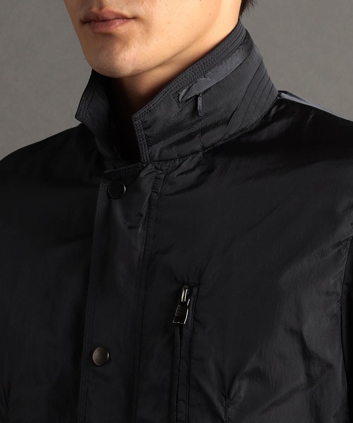 MONSIEUR NICOLE(ムッシュニコル)の「【ex/tra】ナイロンワッシャー スタンドカラーブルゾン(ブルゾン・メンズ・ベージュ/ネイビー・MEDIUM/LARGE/X-LARGE)」の19枚目の写真