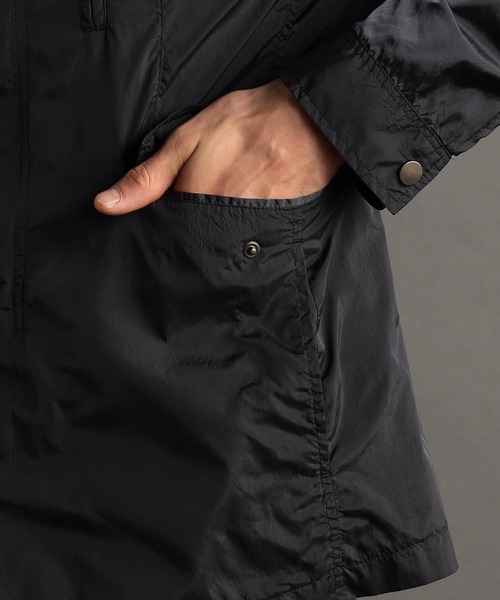 MONSIEUR NICOLE(ムッシュニコル)の「【ex/tra】ナイロンワッシャー スタンドカラーブルゾン(ブルゾン・メンズ・ベージュ/ネイビー・MEDIUM/LARGE/X-LARGE)」の11枚目の写真