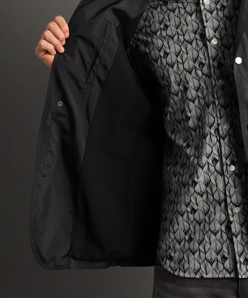 MONSIEUR NICOLE(ムッシュニコル)の「【ex/tra】ナイロンワッシャー スタンドカラーブルゾン(ブルゾン・メンズ・ベージュ/ネイビー・MEDIUM/LARGE/X-LARGE)」の18枚目の写真